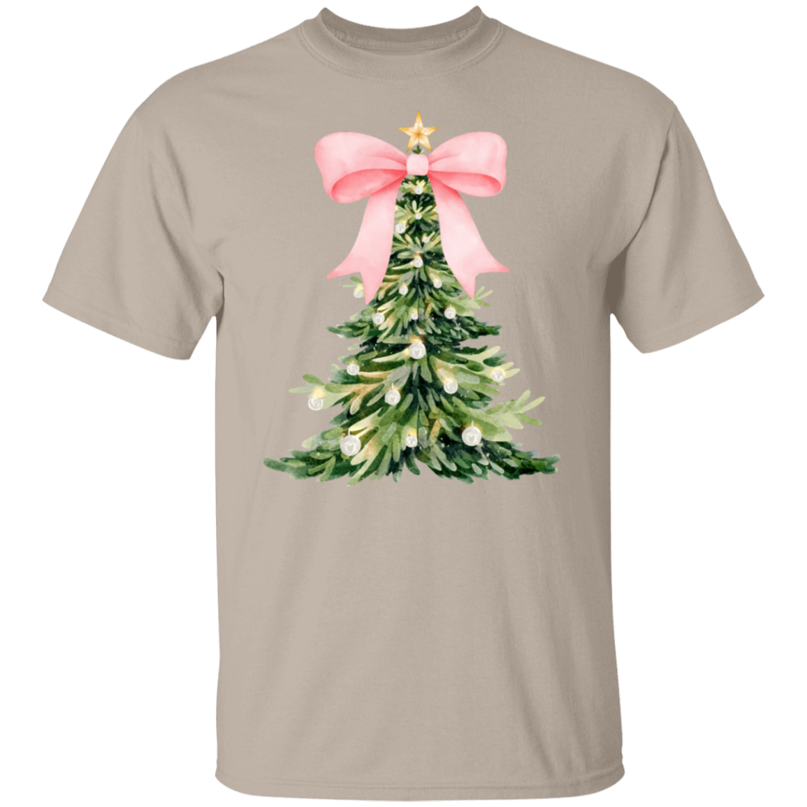 Christmas Tree Bow T-shirt & Sweatshirt