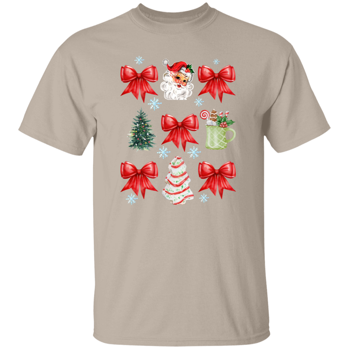 Christmas croquette Bow T-shirt & sweatshirt