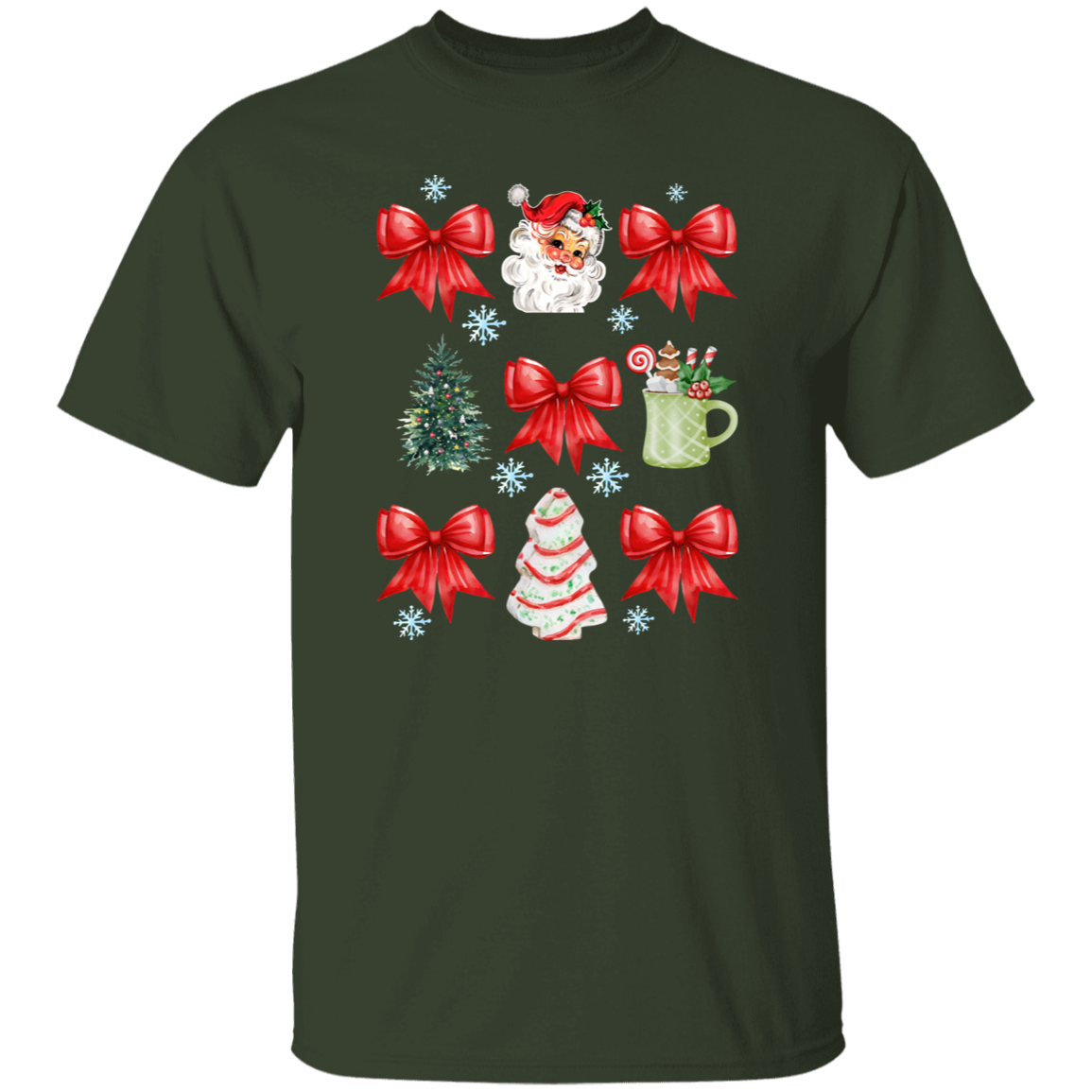 Christmas croquette Bow T-shirt & sweatshirt