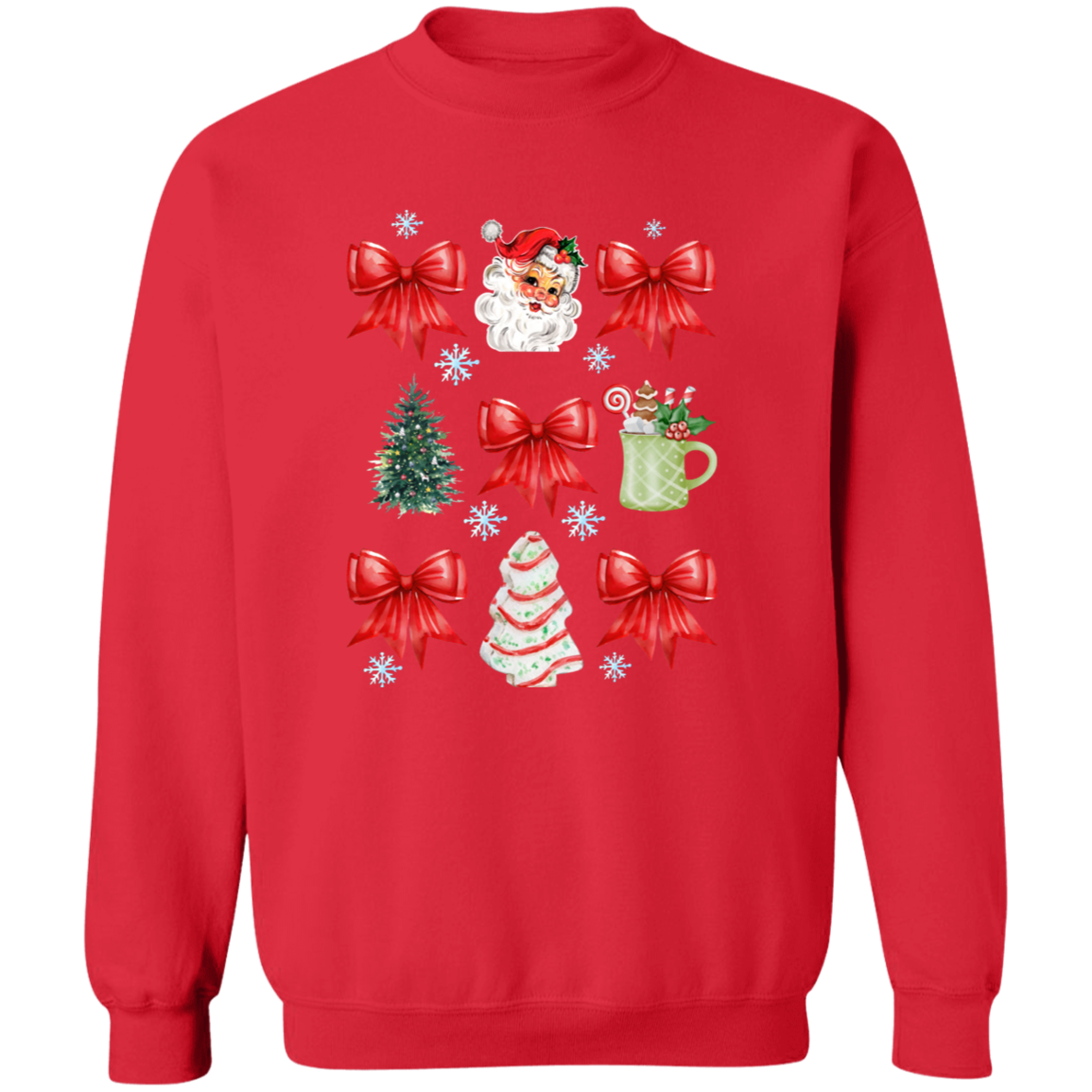 Christmas croquette Bow T-shirt & sweatshirt