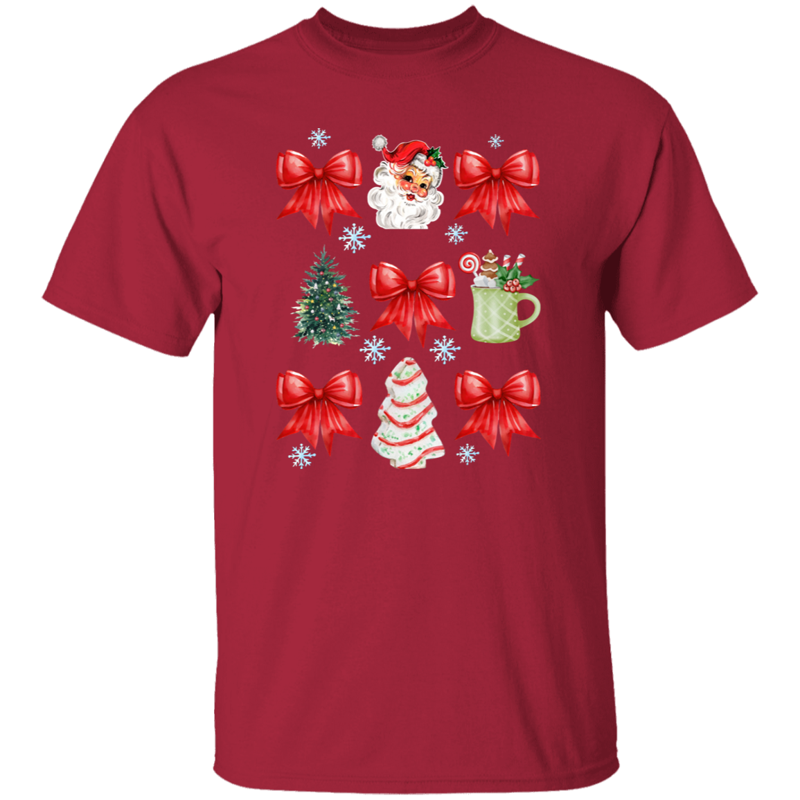 Christmas croquette Bow T-shirt & sweatshirt