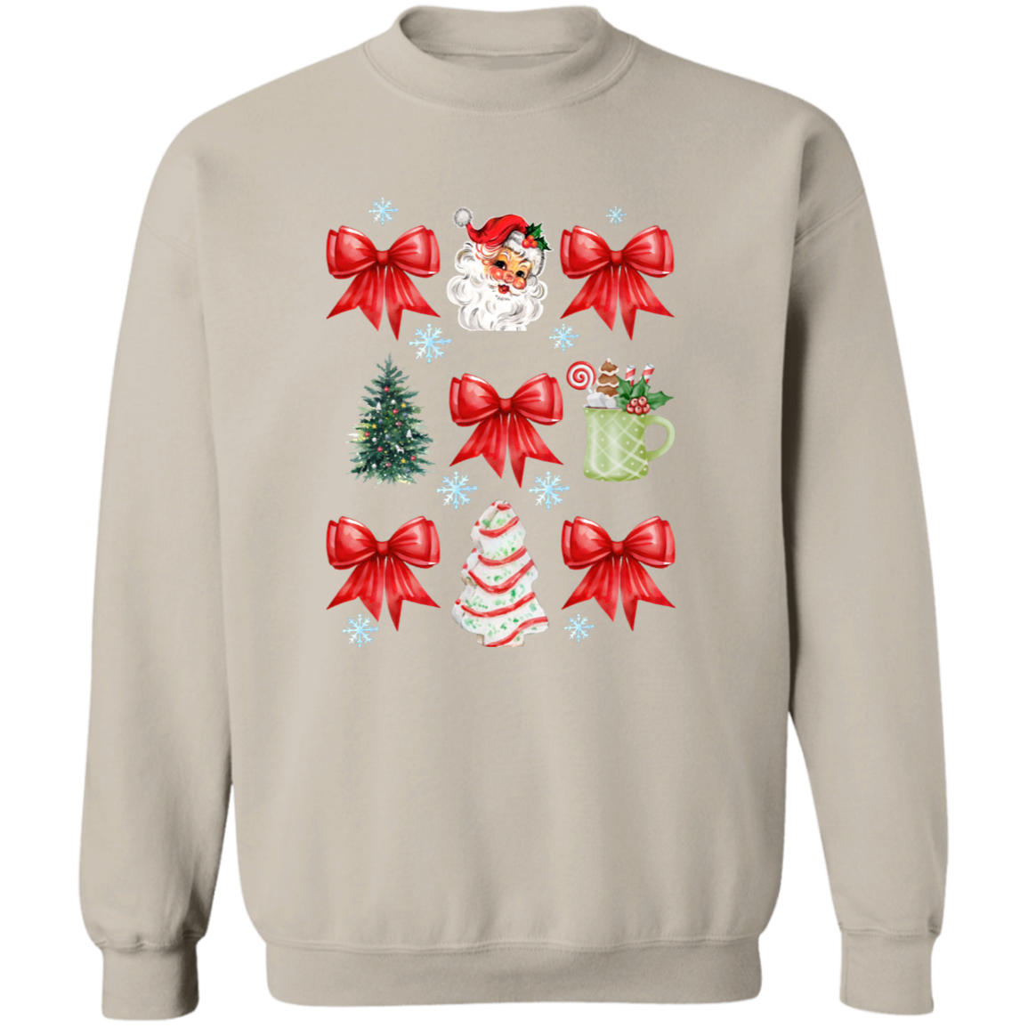 Christmas croquette Bow T-shirt & sweatshirt