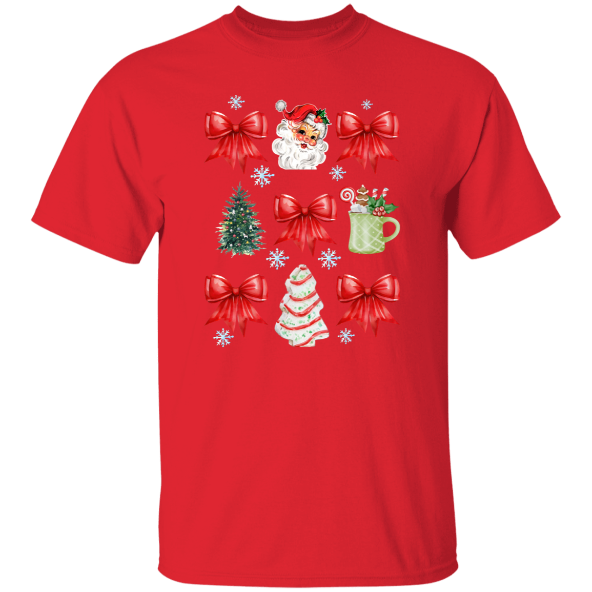 Christmas croquette Bow T-shirt & sweatshirt